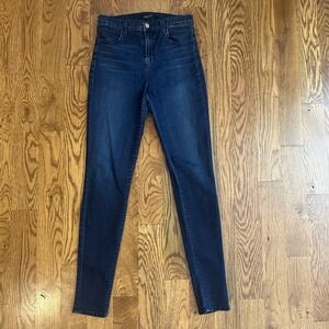 J‎ Brand Women's Maria Destiny Denim Jeans Size 27 Blue Dark Wash Skinny